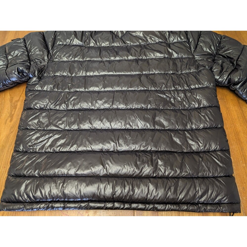 NEW Nike Quilted Puffer Jacket Men’s 3XL Black Hooded Full Zip 3X - Picture 15 of 16
